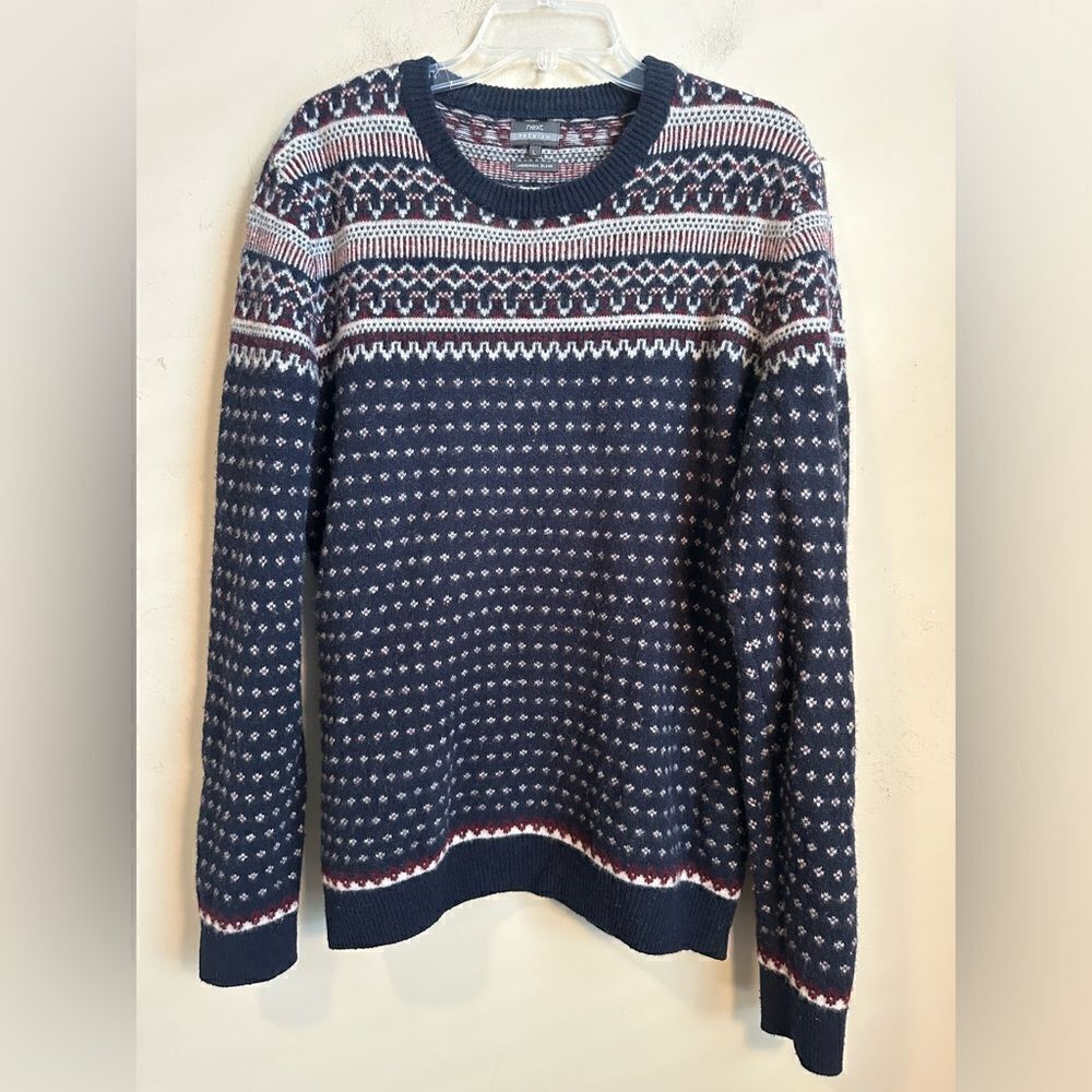 Next Men’s Crewneck Lambswool Sweater L